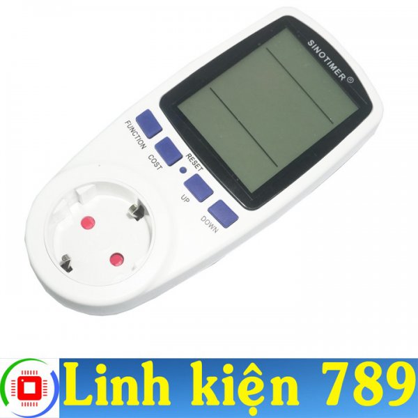 Ổ cắm đo điện đa năng SINOTIMER có đèn nền